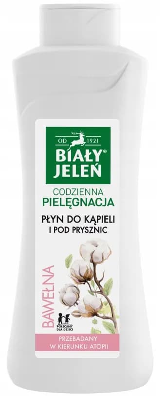 Płyn do kąpieli BIAŁY JELEŃ 750ml Z BAWEŁNĄ