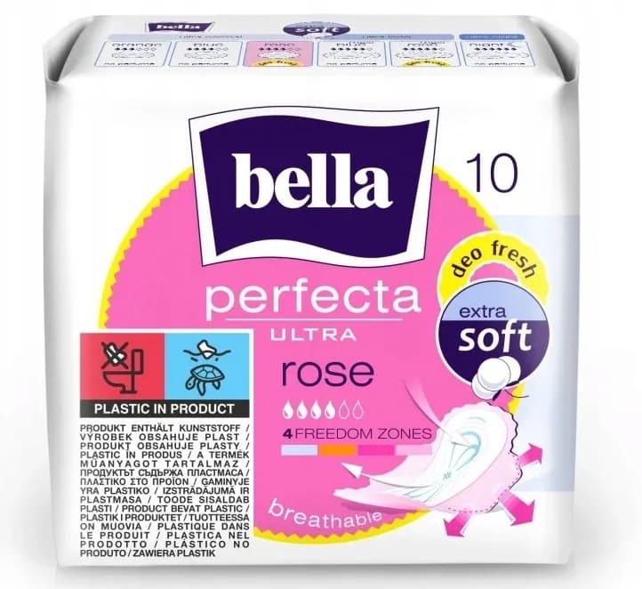 Bella podpaski perf deo fresh rose 10 – opakowanie produktu