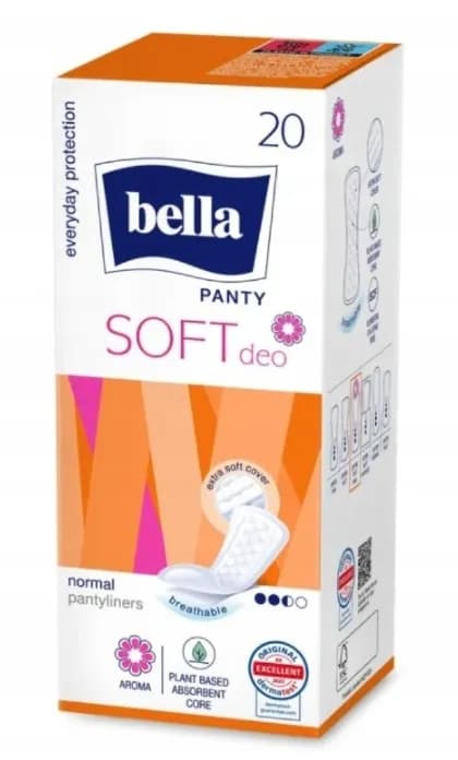Bella wkładki higieniczne panty soft 20 – opakowanie produktu