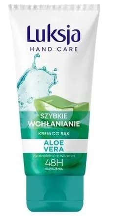 Krem do rąk LUKSJA 50ML ALOE VERA szybkie wchłanianie