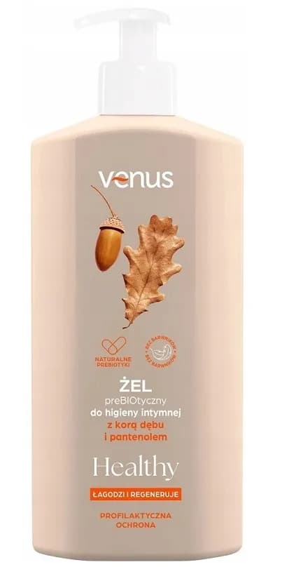 Venus płyn do higieny intymnej żel kora dębu pompka 500 ml – opakowanie produktu