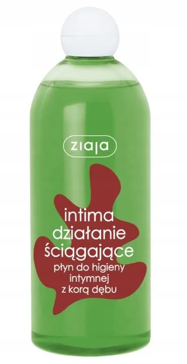 Ziaja płyn do higieny intymnej kora dębu 500 ml – opakowanie produktu