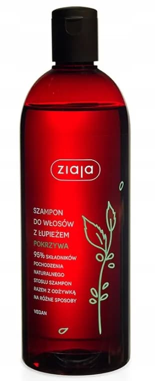 Szampon do włosów ZIAJA 500ml Pokrzywa Do Włosów Z Łupieżem
