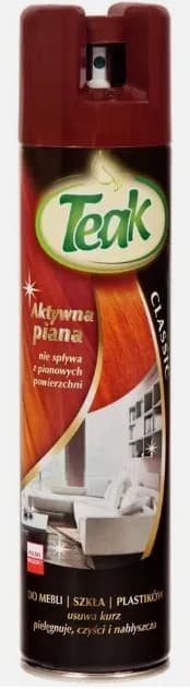 Spray czyszczący do mebli TEAK 300 ml CLASSIC W SPRAYU