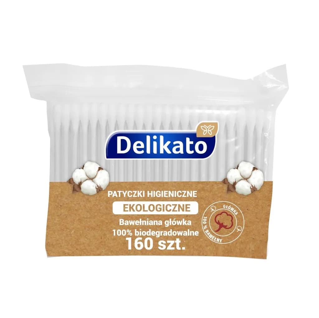 PATYCZKI HIGIENICZNE DELIKATO ECO 160 SZT